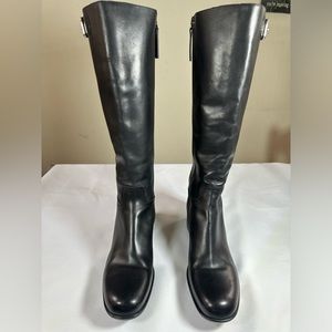PRADA Vintage Knee High Leather Boots